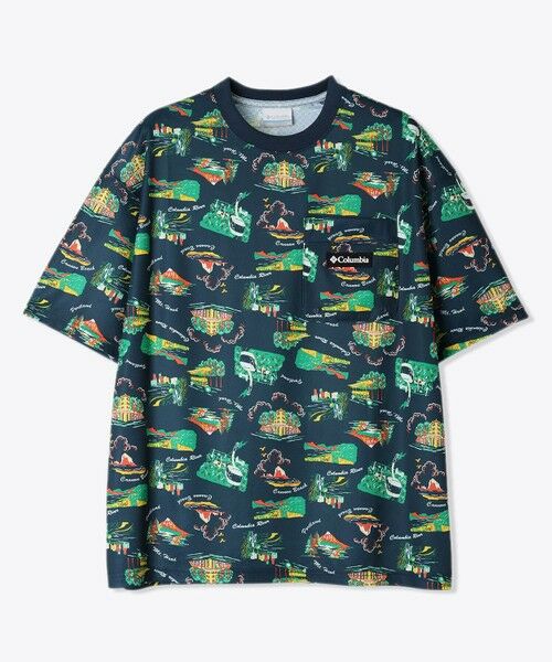 みずぽん Columbia/ ポーラーパイオニアパターンドショートスリーブ