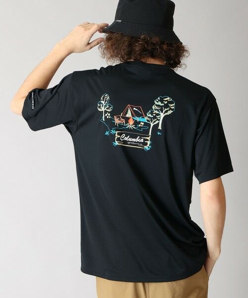Columbia / コロンビア Tシャツ | Columbia/ レイクアローヘッドグラフィックショートスリーブTシャツ /コロンビア（Black Tent）