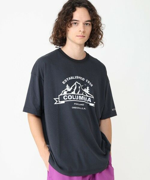 Columbia/コロンビア Columbia/ コールド ベイ ダッシュ ショートスリーブティー /コロンビア Black、 Mountain S Columbia/コロンビア Columbia/ コールド ベイ ダッシュ ショートスリーブティー /コロンビア Black、 Mountain S