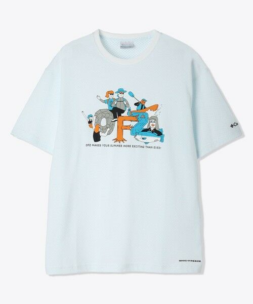 Columbia/コロンビア Columbia/ スウィンアベニューオムニフリーズゼログラフィックショートスリーブTシャツ /コロンビア Sea Salt、 OFZ Front Print M Columbia/コロンビア Columbia/ スウィンアベニューオムニフリーズゼログラフィックショートスリーブTシャツ /コロンビア Sea Salt、 OFZ Front Print M