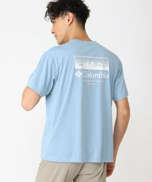 Columbia/コロンビア Columbia/ グレイシャルビスタグラフィックTシャツ /コロンビア Ripple Blue、 Mountain XL Columbia/コロンビア Columbia/ グレイシャルビスタグラフィックTシャツ /コロンビア Ripple Blue、 Mountain XL