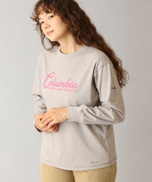 Columbia / コロンビア Tシャツ | Columbia/ ウィメンズチャールズドライブロングスリーブTシャツ /コロンビア（Flint Grey）