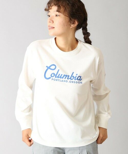Columbia / コロンビア Tシャツ | Columbia/ ウィメンズチャールズドライブロングスリーブTシャツ /コロンビア（Sea Salt）