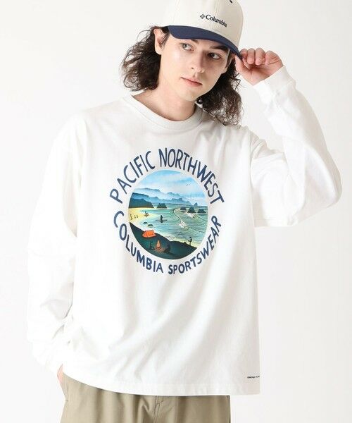 Columbia/コロンビア Columbia/ レイクトゥアベニューグラフィックロングスリーブTシャツ /コロンビア Sea Salt、 PNW S Columbia/コロンビア Columbia/ レイクトゥアベニューグラフィックロングスリーブTシャツ /コロンビア Sea Salt、 PNW S