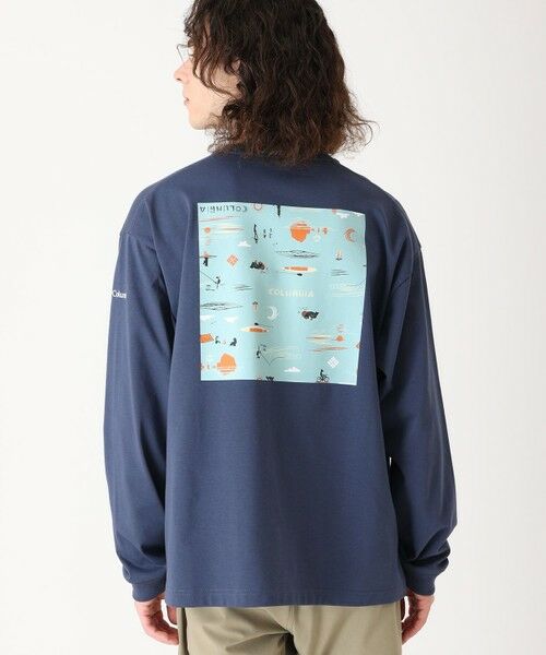 Columbia/コロンビア Columbia/ レイクトゥアベニューグラフィックロングスリーブTシャツ /コロンビア Nocturnal、 Pattern XL Columbia/コロンビア Columbia/ レイクトゥアベニューグラフィックロングスリーブTシャツ /コロンビア Nocturnal、 Pattern XL