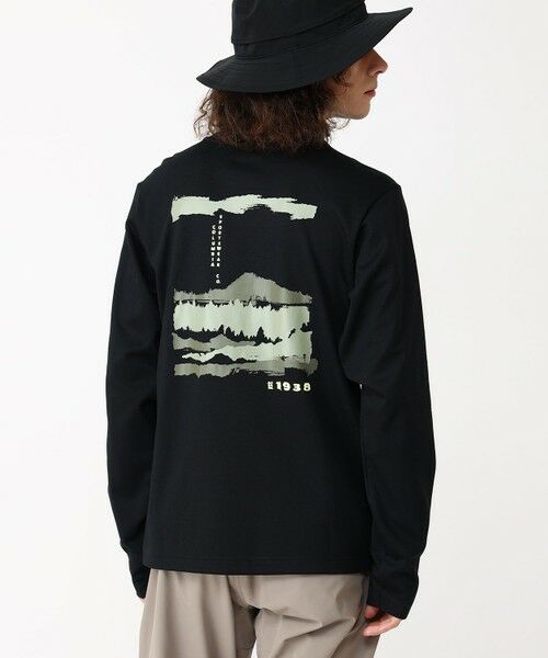 Columbia/コロンビア Columbia/ プラネタリーポイントロングスリーブグラフィックティー /コロンビア Black、 Painterly Plains L