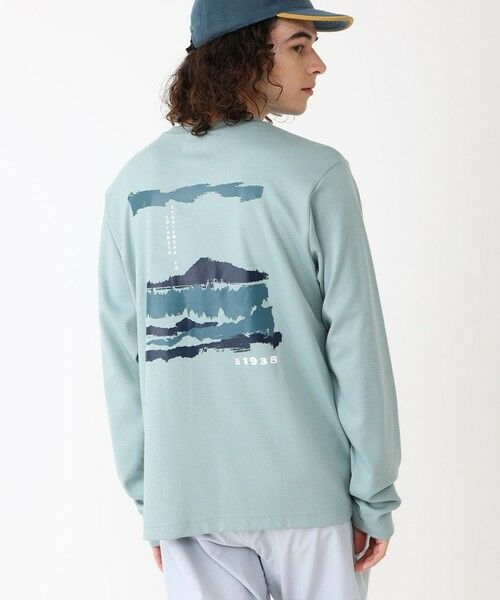 Columbia/コロンビア Columbia/ プラネタリーポイントロングスリーブグラフィックティー /コロンビア Crushed Blue、 Painterly Plains M Columbia/コロンビア Columbia/ プラネタリーポイントロングスリーブグラフィックティー /コロンビア Crushed Blue、 Painterly Plains M