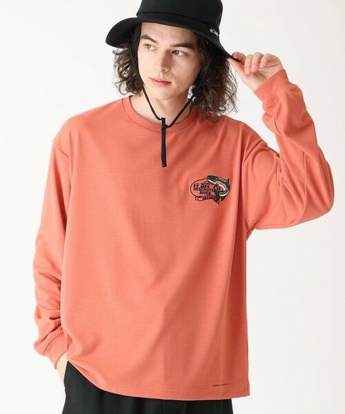 Columbia/コロンビア Columbia/ バーンノベルグラフィックロングスリーブTシャツ /コロンビア Rosewood、 Trout XL