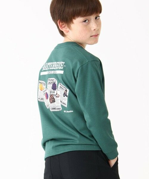 Columbia/コロンビア Columbia/ 【KIDS】ユースフォートモーニンググラフィックロングスリーブTシャツ /コロンビア Rain Forest S Columbia/コロンビア Columbia/ 【KIDS】ユースフォートモーニンググラフィックロングスリーブTシャツ /コロンビア Rain Forest S