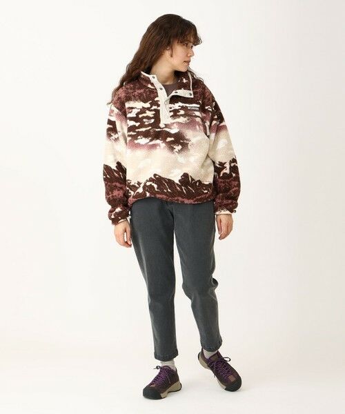 Columbia / コロンビア その他トップス | Columbia/ ウィメンズヘルベチアII プリントクロップドハーフスナップフリース /コロンビア | 詳細1
