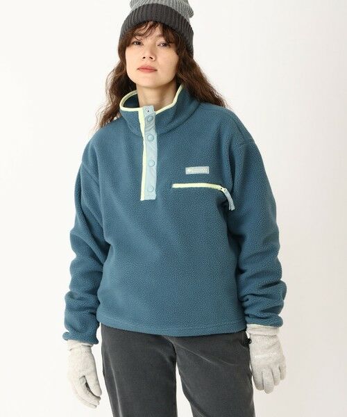 Columbia/コロンビア Columbia/ ウィメンズヘルベチアII クロップドハーフスナップフリース /コロンビア Everblue、 Crushed Blue、 Citron Haze S Columbia/コロンビア Columbia/ ウィメンズヘルベチアII クロップドハーフスナップフリース /コロンビア Everblue、 Crushed Blue、 Citron Haze S