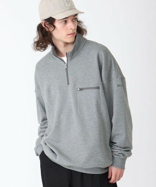 Columbia/コロンビア Columbia/ バガスウェットハーフジップ /コロンビア City Grey Heather L
