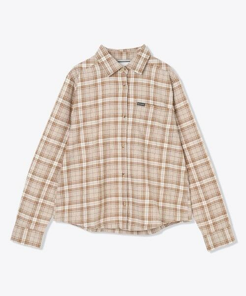 Columbia/コロンビア Columbia/ ウィメンズブルーポイントクリークウーブンロングスリーブシャツ /コロンビア Dark Stone Everyday Tartan L