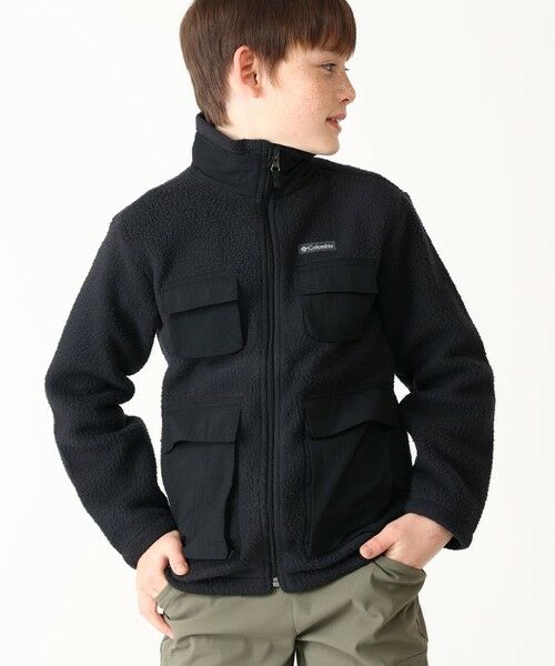Columbia/コロンビア Columbia/ 【KIDS】ジャスパーリッジペブルドフリースフルジップ /コロンビア Black S
