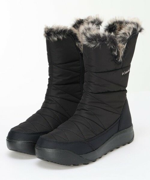 Columbia/コロンビア Columbia/ ミンクス スリップ ファイブ ワイド /コロンビア Black、 Ti Titanium 22.5cm