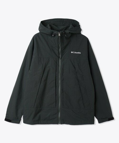 美品コロンビアColumbiaチェックマウンテンジャケットジップアップブルゾン黒 Columbia（コロンビア）の「＜Columbia Black label × monkey