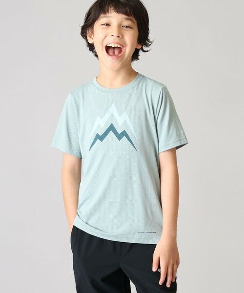 Columbia / コロンビア Tシャツ | Columbia/ キッズアイテム/ テックトレイルユーティリティショートスリーブグラフィッククルー /コロンビア(Crushed Blue Energetic)