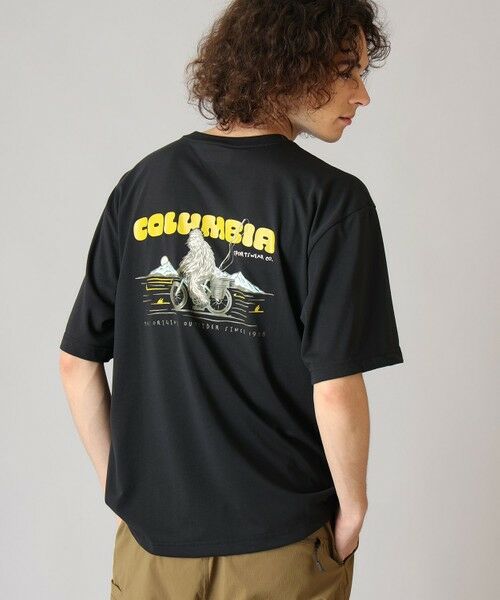 Columbia / コロンビア Tシャツ | Columbia/ シダートレイルバックグラフィックTシャツ /コロンビア（Black Ride Squatch）