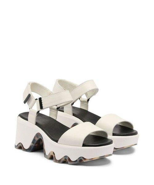 Columbia / コロンビア サンダル | SOREL/ キネティック オーラ ワイストラップ /ソレル（Sea Salt Black）