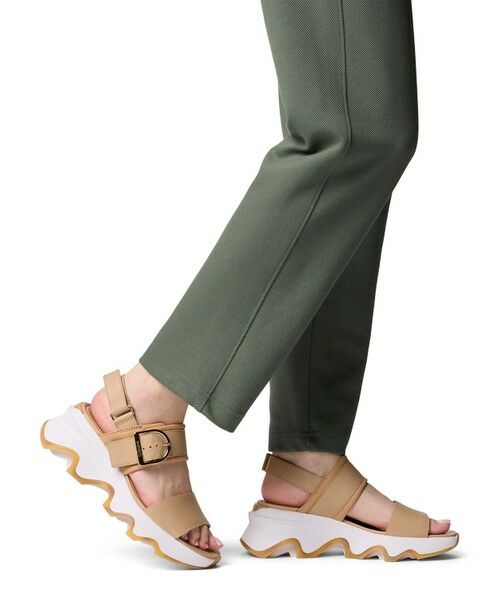 Columbia / コロンビア サンダル | SOREL/ キネティックインパクト ウェッジ /ソレル（Honest Beige Sea Salt）