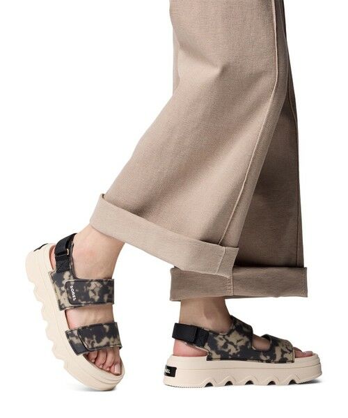 Columbia / コロンビア サンダル | SOREL/ キネティックサンチェイス アンクルストラップ /ソレル（Black Chalk）