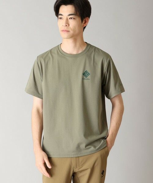 Columbia / コロンビア Tシャツ | Columbia/ ワイルドステップパスグラフィックショートスリーブTシャツ /コロンビア（Stone Green）