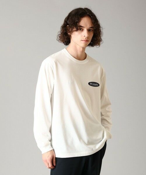 Columbia / コロンビア Tシャツ | アーバンハイクグラフィックロングスリーブTシャツ(Sea Salt Oval)