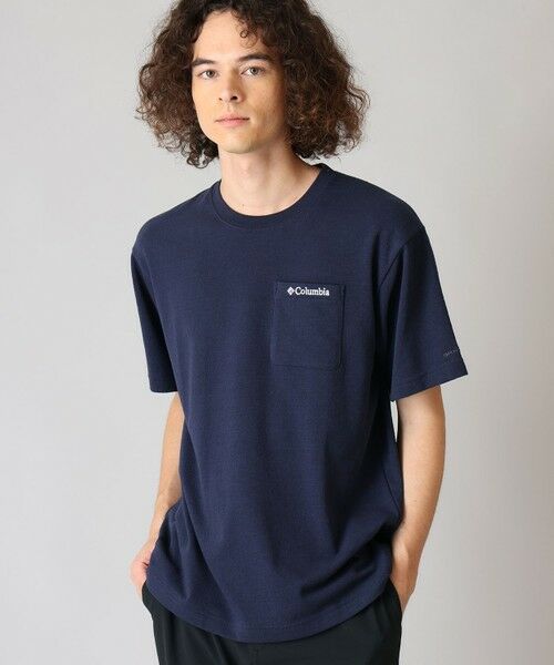 Columbia / コロンビア Tシャツ | Columbia/ ルックアウトスパイアショートスリーブTシャツ /コロンビア(Collegiate Navy)