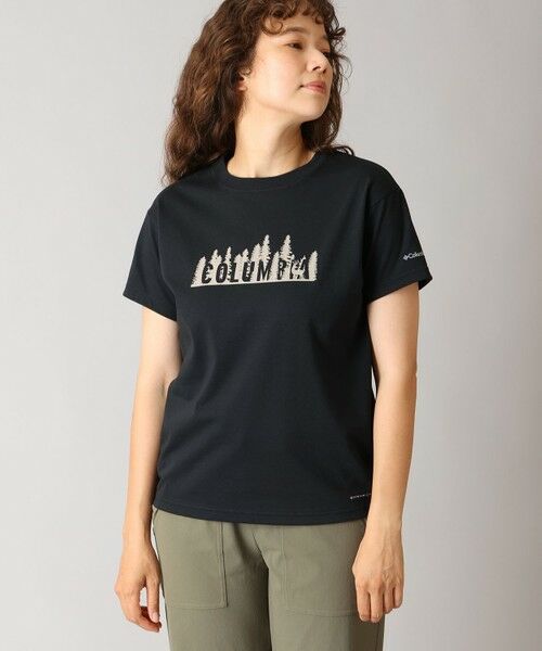 Columbia / コロンビア Tシャツ | Columbia/ ウィメンズヤハラフォレストショートスリーブTシャツ /コロンビア（Black Logo）
