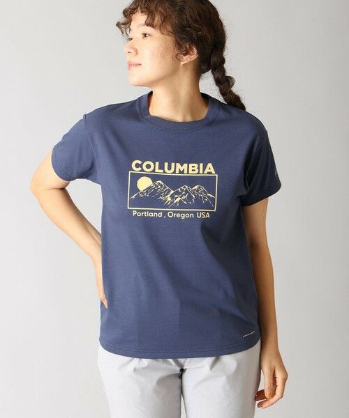 Columbia / コロンビア Tシャツ | Columbia/ ウィメンズヤハラフォレストショートスリーブTシャツ /コロンビア（Nocturnal Mountain Graphic）