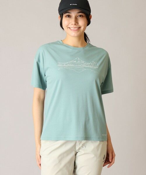 Columbia / コロンビア Tシャツ | Columbia/ ウィメンズトレイルラッシュショートスリーブTシャツ /コロンビア（Dusty Green）