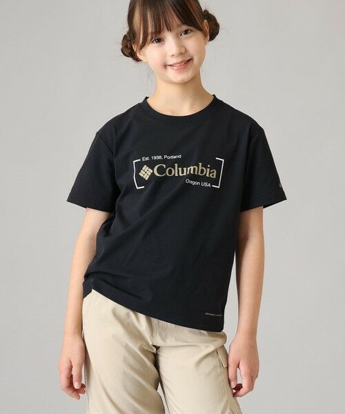 Columbia / コロンビア Tシャツ | Columbia/ キッズアイテム/ ユースタイムトゥトレイルトレイルショートスリーブグラフィックTシャツ /コロンビア（Black）