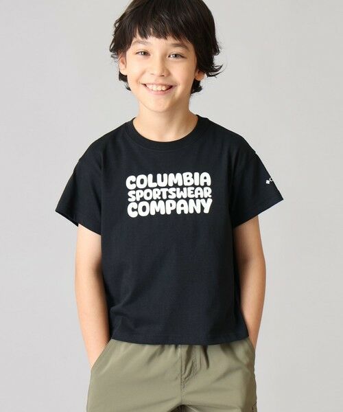 Columbia / コロンビア Tシャツ | Columbia/ キッズアイテム/ ミッションレイクIIショートスリーブグラフィックシャツ /コロンビア（Black Bubbly）