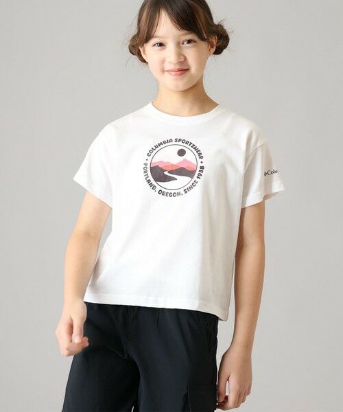 Columbia / コロンビア Tシャツ | Columbia/ キッズアイテム/ ミッションレイクIIショートスリーブグラフィックシャツ /コロンビア（White Bubbly Scoped View）