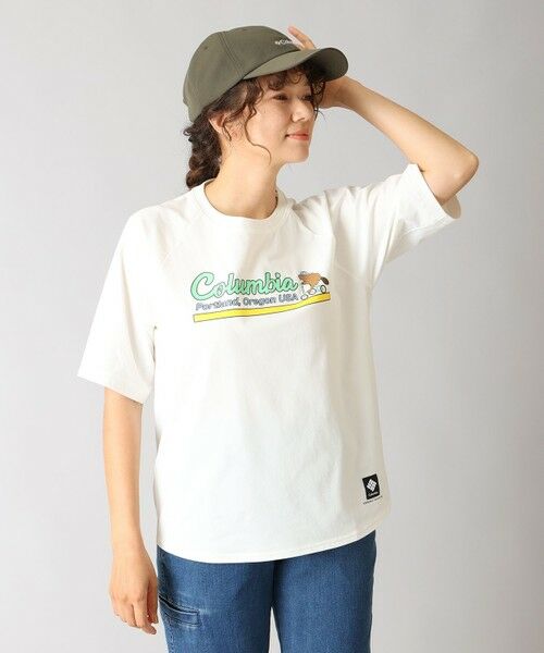Columbia / コロンビア Tシャツ | Columbia/ レイリバーラグラングラフィックショートスリーブTシャツ /コロンビア(Sea Salt)
