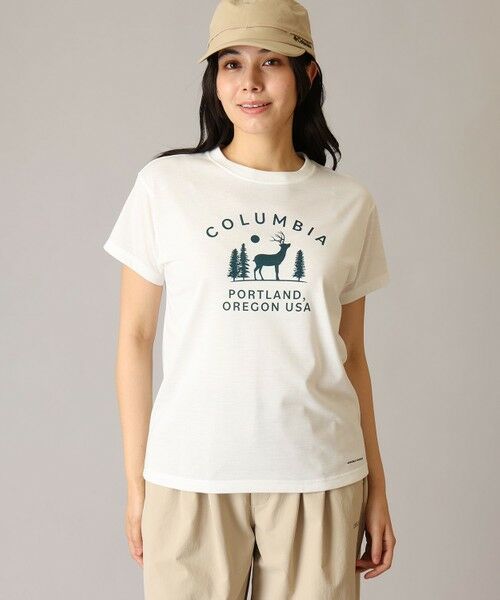 Columbia / コロンビア Tシャツ | Columbia/ ウィメンズチェンブリンコーブショートスリーブTシャツ /コロンビア（Sea Salt）