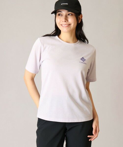 Columbia / コロンビア Tシャツ | Columbia/ ウィメンズシダートレイルグラフィックTシャツ /コロンビア(Lavender Pearl Stacked Gem Mini)