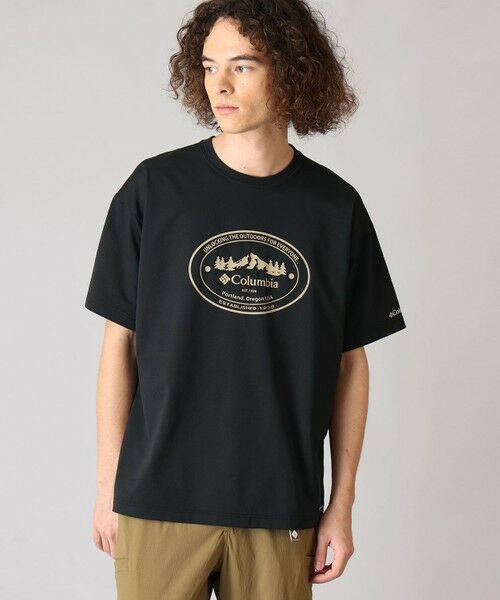 Columbia / コロンビア Tシャツ | Columbia/ コールドベイダッシュショートスリーブTシャツ /コロンビア(Black Front Print)
