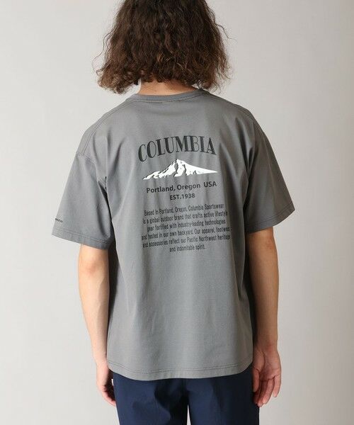 Columbia / コロンビア Tシャツ | Columbia/ コールドベイダッシュショートスリーブTシャツ /コロンビア(City Grey Back Print)