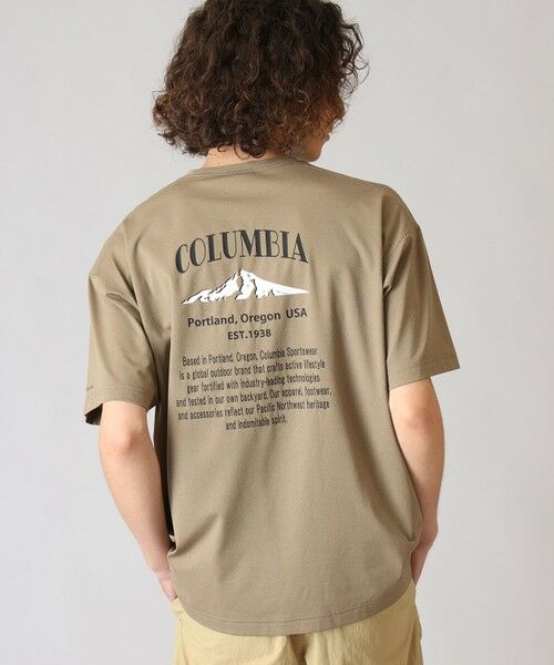 Columbia / コロンビア Tシャツ | Columbia/ コールドベイダッシュショートスリーブTシャツ /コロンビア(Flax Back Print)