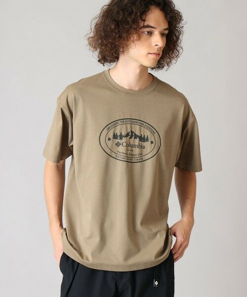 Columbia / コロンビア Tシャツ | Columbia/ コールドベイダッシュショートスリーブTシャツ /コロンビア(Flax Front Print)