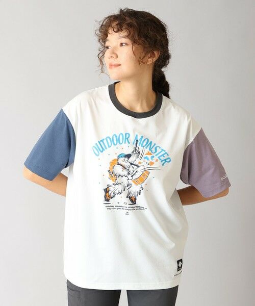 Columbia / コロンビア Tシャツ | Columbia/ リトルベアロックグラフィックショートスリーブTシャツ /コロンビア（Sea Salt Multi Kodo Print）