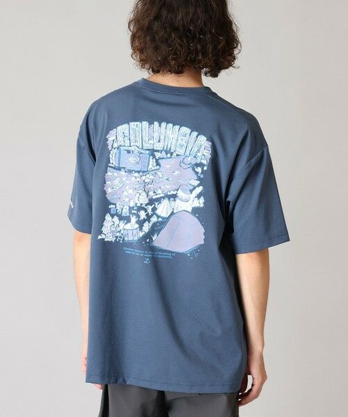 Columbia / コロンビア Tシャツ | Columbia/ リトルベアロックグラフィックショートスリーブTシャツ /コロンビア（Dark Mountain Seseragi Print）