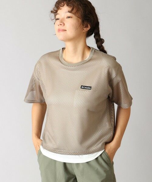 Columbia / コロンビア Tシャツ | Columbia/ ウィメンズトゥリースワローショートスリーブメッシュTシャツ /コロンビア（Tusk）