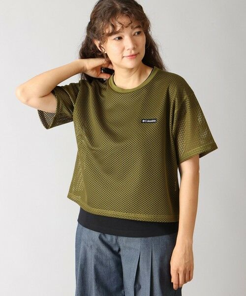 Columbia / コロンビア Tシャツ | Columbia/ ウィメンズトゥリースワローショートスリーブメッシュTシャツ /コロンビア（Mossy Green）