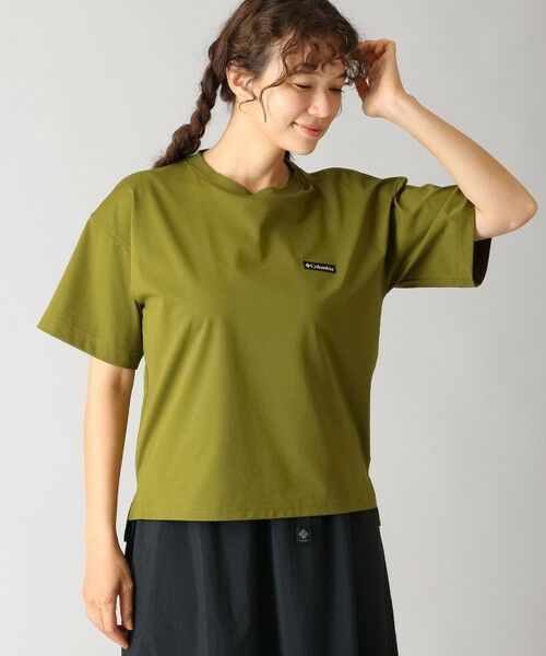 Columbia / コロンビア Tシャツ | Columbia/ ウィメンズトゥリースワローオムニフリーズゼロショートスリーブTシャツ /コロンビア（Mossy Green）