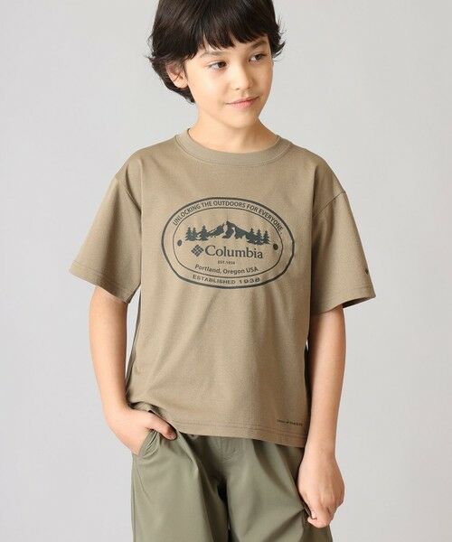 Columbia / コロンビア Tシャツ | Columbia/ キッズアイテム/ ユースコールドベイダッシュグラフィックショートスリーブTシャツ /コロンビア（Flax Front Print）