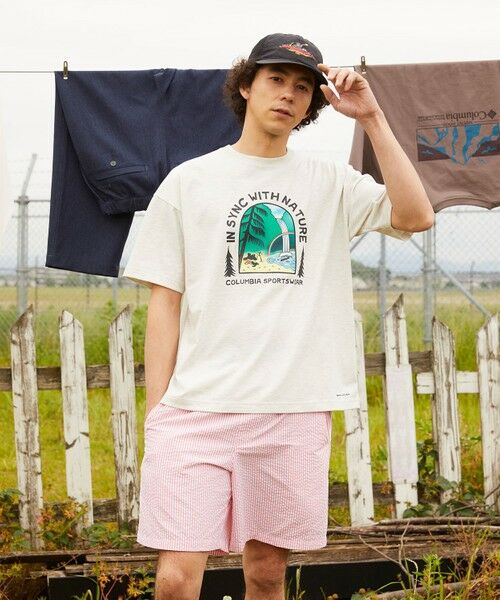 Columbia / コロンビア Tシャツ | Columbia/ レイクトゥアベニューグラフィックショートスリーブTシャツ /コロンビア（Sea Salt Waterfall）