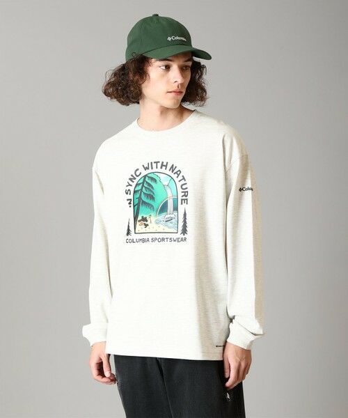 Columbia / コロンビア Tシャツ | Columbia/ レイクトゥアベニューグラフィックロングスリーブTシャツ /コロンビア（Fawn Heather Waterfall）