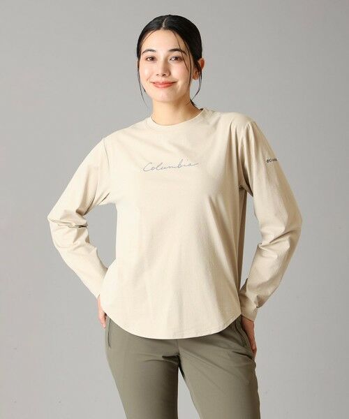 Columbia / コロンビア Tシャツ | Columbia/ ウィメンズフィットトゥーハイクロングスリーブクルー /コロンビア(Fossil)